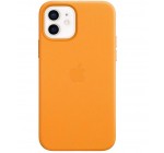 Amazon: Apple Coque en Cuir avec MagSafe pour iPhone 12 Mini - Pavot de Californie à 61,99€