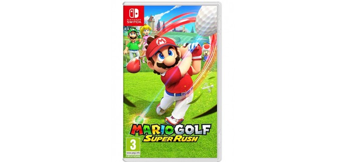 Fnac: Jeu Mario Golf: Super Rush sur Nintendo Switch en solde à 24,99€