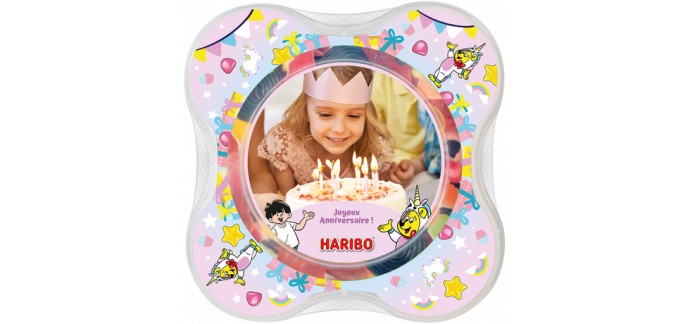 Haribo: Votre boîte de bonbons Haribo personnalisée à 9,99€ au lieu de 13,50€