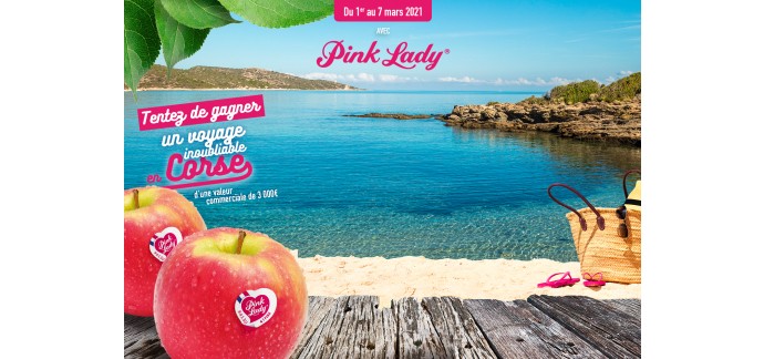 Pink Lady: Un séjour de 3 nuits en hôtel 4* pour 2 personnes en Corse, hors frais de déplacement à gagner