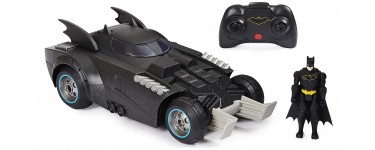 Amazon: Voiture Radiocommandée Batmobile RC Deluxe avec Figurine Batman à 39,89€