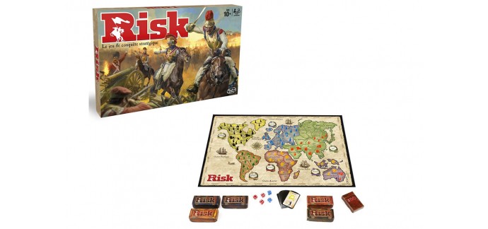Amazon: Jeu de Société Risk Hasbro à 32,50€