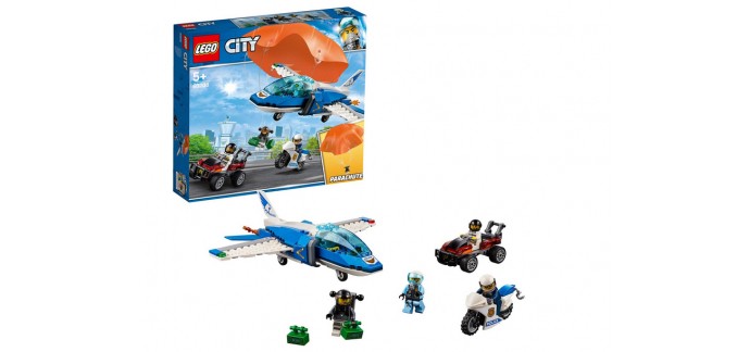 Amazon: LEGO City L'arrestation en parachute - 60208 à 19,69€