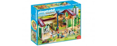 Amazon: Playmobil Grande Ferme avec Silo et Animaux - 70132 à 75,19€