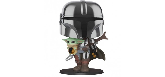 Amazon: Figurine Funko Pop Star Wars Mandalorian w/Chrome Armour à 34,79€