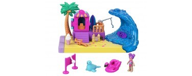 Amazon: Coffret mini figurine Pollyville Journée à la Plage - Polly Pocket à 12,99€