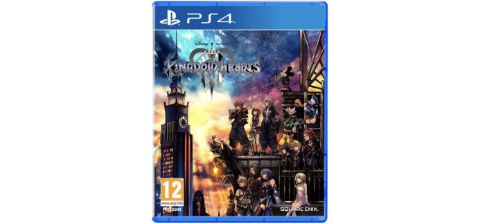 Amazon: Jeu Kingdom Hearts 3 sur PS4 à 7,99€ 