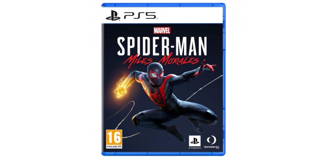 Amazon: Jeu Spider-Man : Miles Morales - Edition Standard sur PS5 à 34,99€