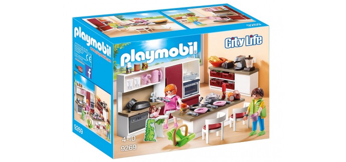 Amazon: Playmobil Cuisine Aménagée - 9269 à 17,99€