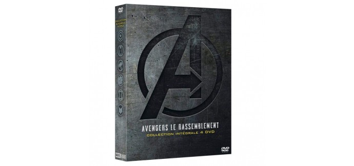 Amazon: Coffret DVD Avengers Intégrale 4 films à 21,99€