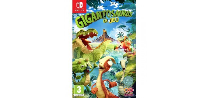 Amazon: Gigantosaurus The Game sur Switch à 19,90€