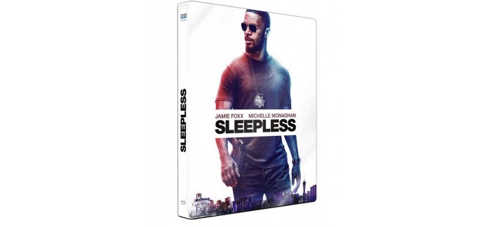 Amazon: Sleepless en Blu-Ray + Copie Digitale - Édition boîtier SteelBook à 8,93€