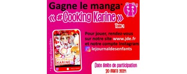 JDE: 5 mangas "#Cooking Karine" à gagner