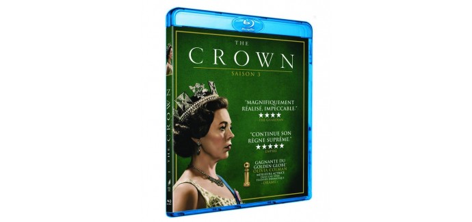 Amazon: The Crown-Saison 3 en Blu-Ray à 16,19€