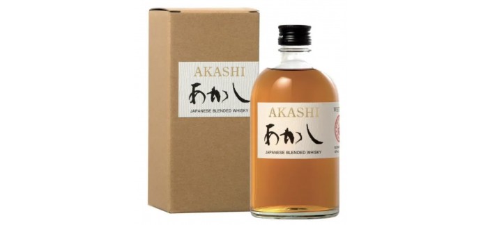 Cdiscount: Whisky Akashi - Japon - 40%vol - 50cl avec étui à 24,90€