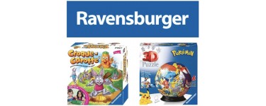 Cdiscount: 1 jeu ou puzzle Ravensbuger acheté parmi une sélection = le 2e 100% remboursé (le moins cher)