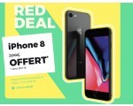 RED by SFR: Un iPhone 8 offert pour toute souscription à un forfait mobile illimité + 100Go à 15€/mois