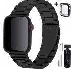 Amazon: Bracelet Fullmose compatible Apple Watch 42mm/44mm Noir à 22,69€