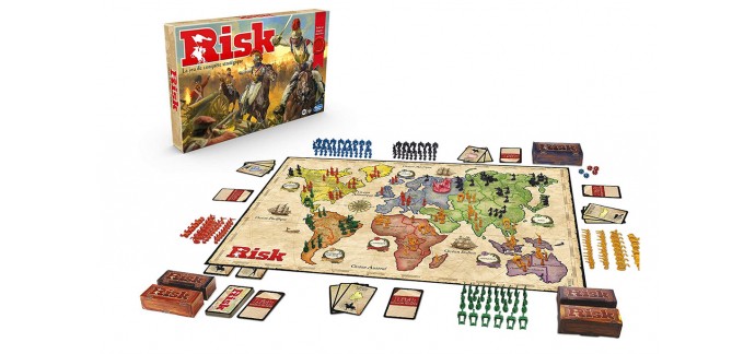 Amazon: Jeu de société Hasbro Risk avec dragon à 23,83€