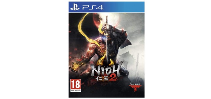 Amazon: Jeu Nioh 2 sur PS4 à 9,99€