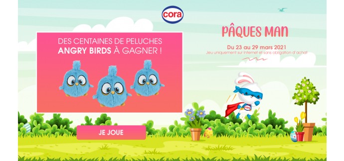 Cora: 488 peluches "Angry Bird" à gagner