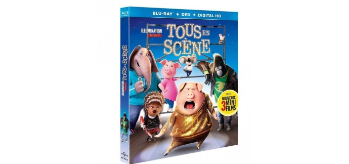 Amazon: Combo Blu-Ray + DVD + Copie Digitale Tous en scène à 11,99€