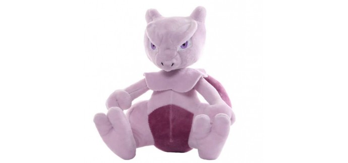 Amazon: Peluche Rose Look & Feel Mewtwo à 24,99€