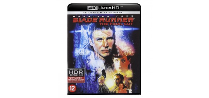 Amazon: Blade Runner en 4K Ultra HD + Blu-Ray à 15€