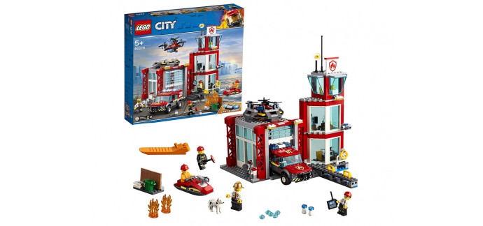 Amazon: LEGO City La caserne de pompiers - 60215 à 39,90€