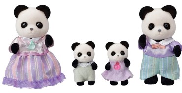 Amazon: Figurines Sylvanian Families - La Famille Panda, 4 Figurines à 19,94€