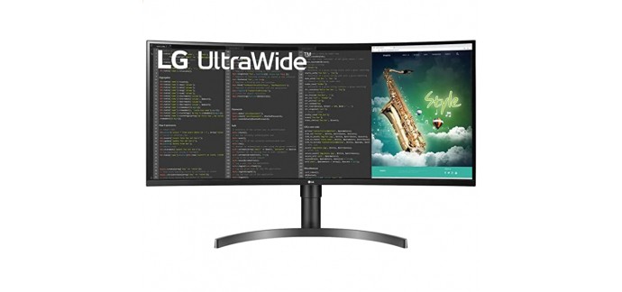 Amazon: Ecran PC incurvé 35'' LG UltraWide 35WN73A-B à 379,99€