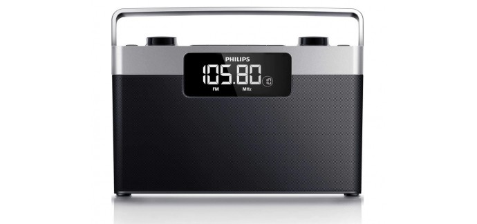 Amazon: Radio FM Portable Philips AE2430 avec prise pour casque et écran LCD à 18,99€