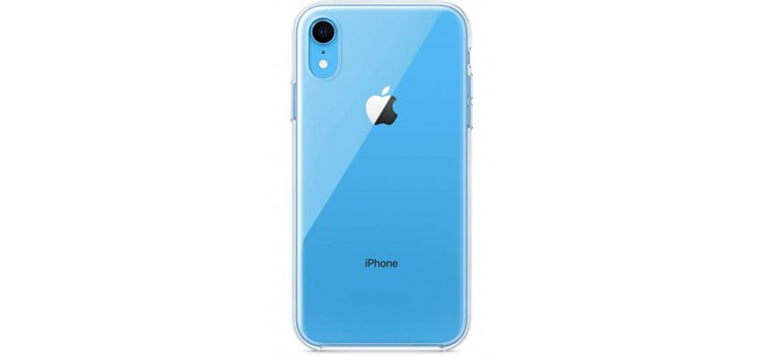 Amazon: Coque transparente Apple pour iPhone XR à 35,01€
