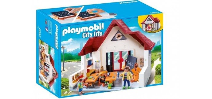 Amazon: Playmobil Ecole avec Salle de Classe 6865 à 19,99€