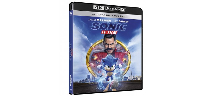 Amazon: Sonic, Le Film en 4K Ultra HD + Blu-Ray à 13,11€