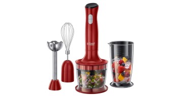 Amazon: Mixeur Plongeant Multifonction 3en1 Russell Hobbs Rouge 24700-56 Desire à 29,99€