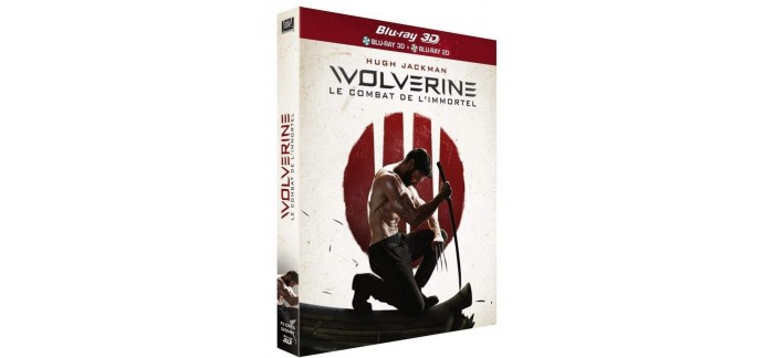 Amazon: Coffret 3D + Blu-Ray 2D Wolverine : Le Combat de l'immortel à 4,75€