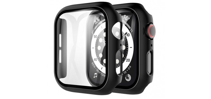 Amazon: Protection écran Apple Watch Series 6/SE verre trempé - Lot de 2 à 6,99€