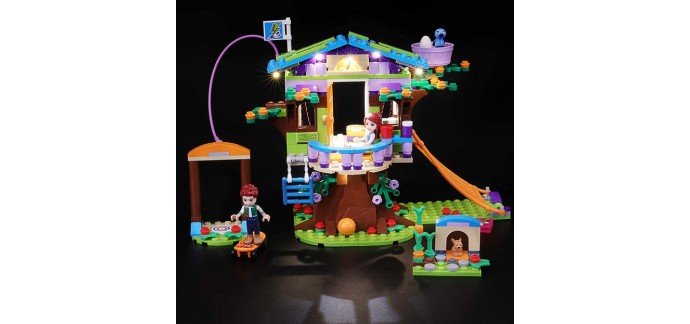 Amazon:  Kit de LED Briksmax pour Lego Friends La cabane dans Les Arbres de Mia 41335 à 24,98€