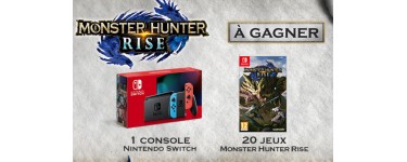 Le Journal de Mickey: 1 console Nintendo Switch, 20 jeux Monster Hunter Rise à gagner