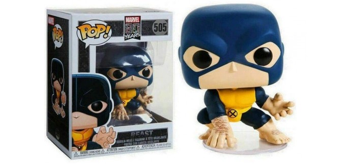 Amazon: Funko Pop Bobble Vinyle Marvel: 80th - First Appearance - Beast à 5,99€