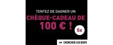 Bax Music: 5x chèque-cadeau Bax Music d'une valeur de 100€