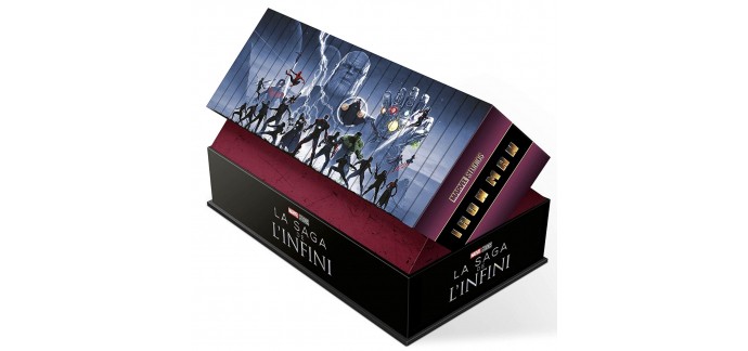 Amazon: Intégrale Marvel La Saga de L'Infini 4K Ultra HD + 23 4 Blu-Ray Bonus + Goodies à 340€
