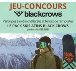 Glisshop: 1 paire de skis Atris Black Crows d'une valeur de 889,90€ à gagner