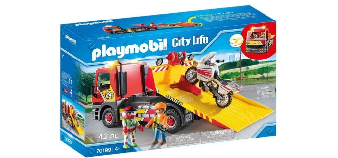 Amazon: Playmobil Camion de Dépannage - 70199 à 39,90€