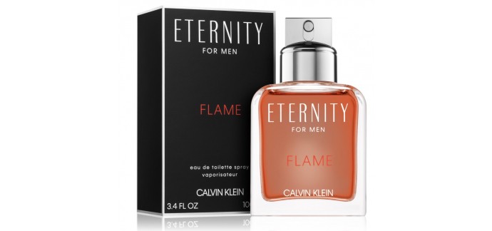 Notino: Parfum Calvin Klein Eternity Flame pour Homme (30 ml) + Housse pour ordinateur portable CK à 41,63€