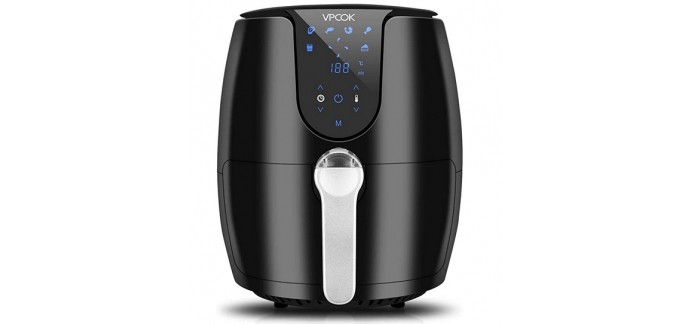 Amazon: Air Fryer Friteuse sans Huile VPCOK , 6 programmes à 64,40€