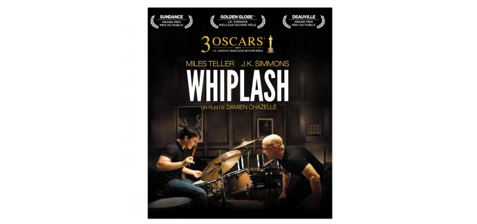 Amazon: Whiplash en Blu-Ray à 8,98€