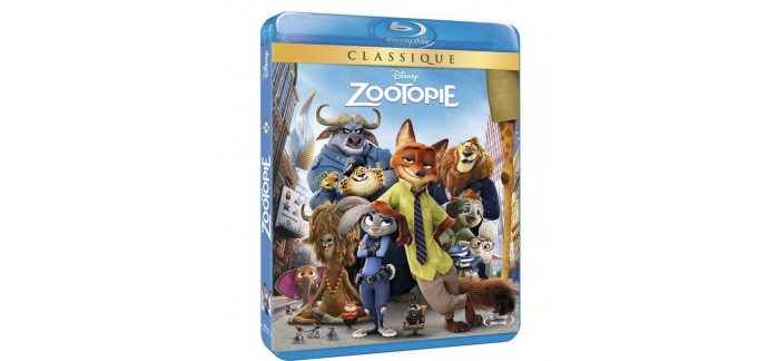 Amazon: Zootopie en Blu-Ray à 11,99€