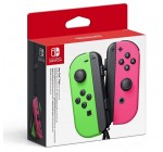 Amazon: Paire de manettes Nintendo Switch Joy-Con gauche vert néon & droite rose néon à 64,90€